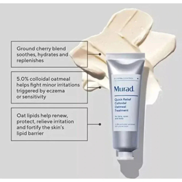 Murad Eczema Control Quick Relief Colloidal Oatmeal Treatment, 1.7 ozEXP 11/2024 - Picture 3 of 4